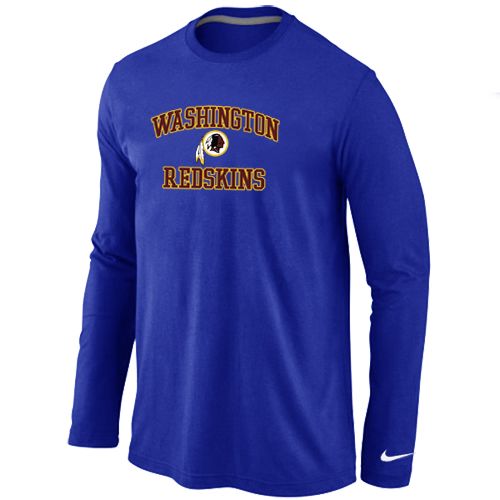 Nike Washington Redskins Heart & Soul Long Sleeve NFL T-Shirt - Blue